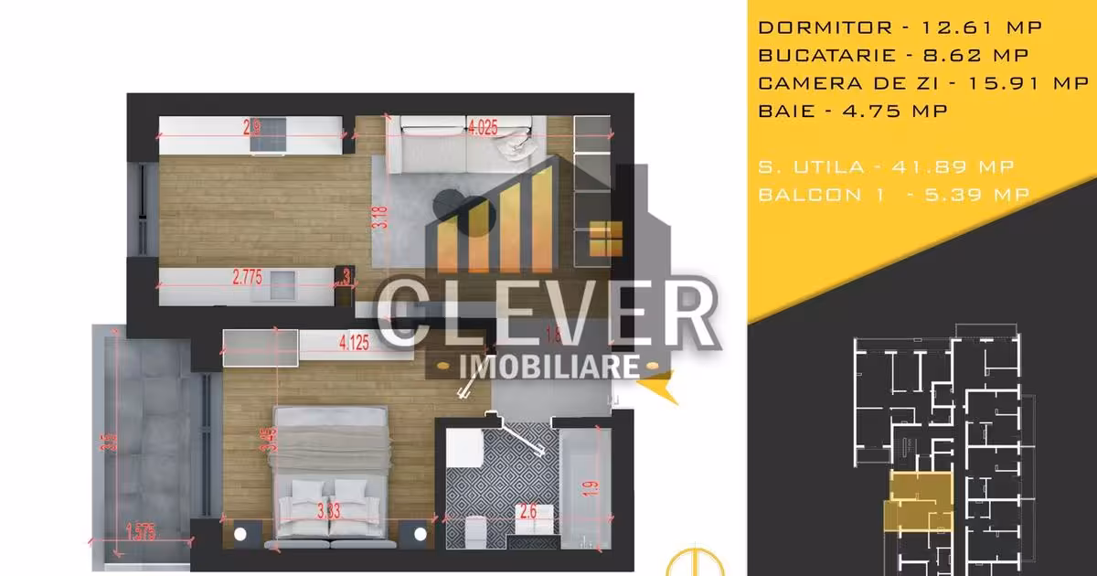 Apartament de vânzare cu 2 camere în zona Theodor Pallady, Sector 3
