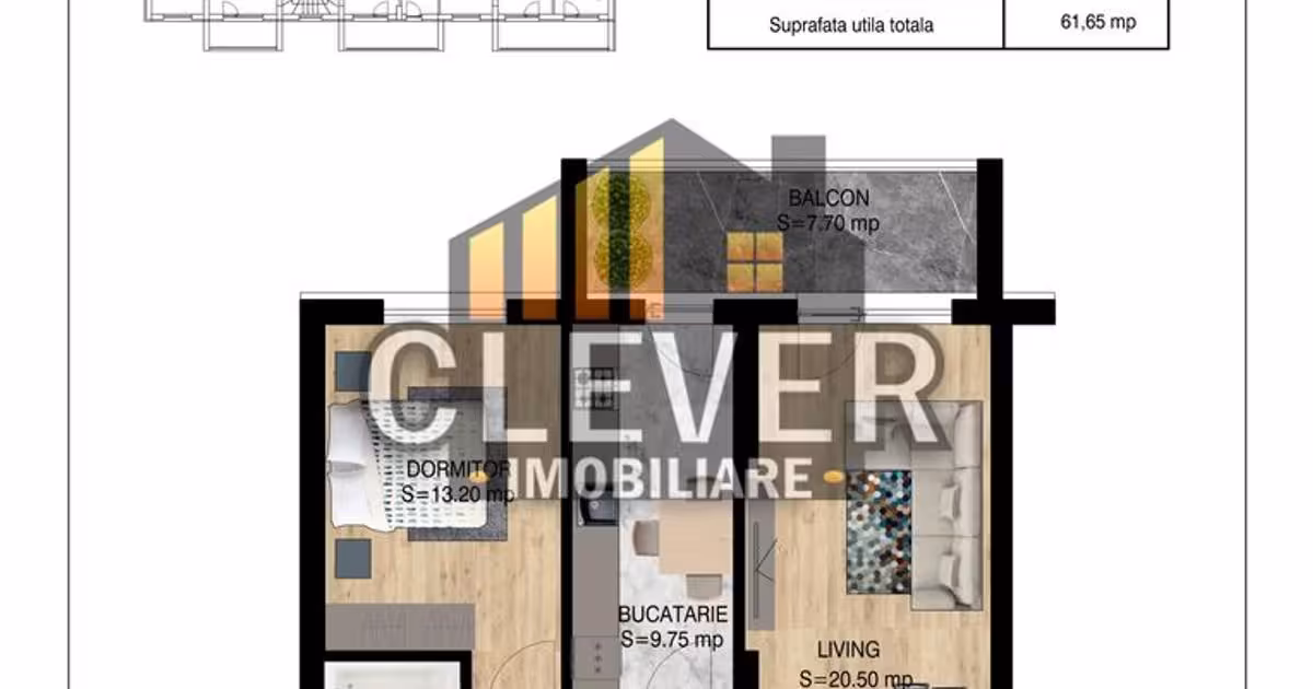 Apartament de vânzare cu 2 camere în zona Theodor Pallady, Sector 3