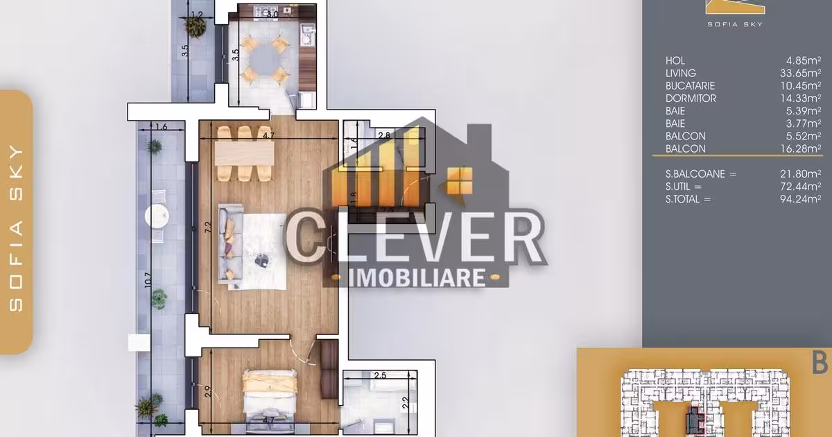 Apartament de vânzare cu 2 camere în zona Theodor Pallady, Sector 3