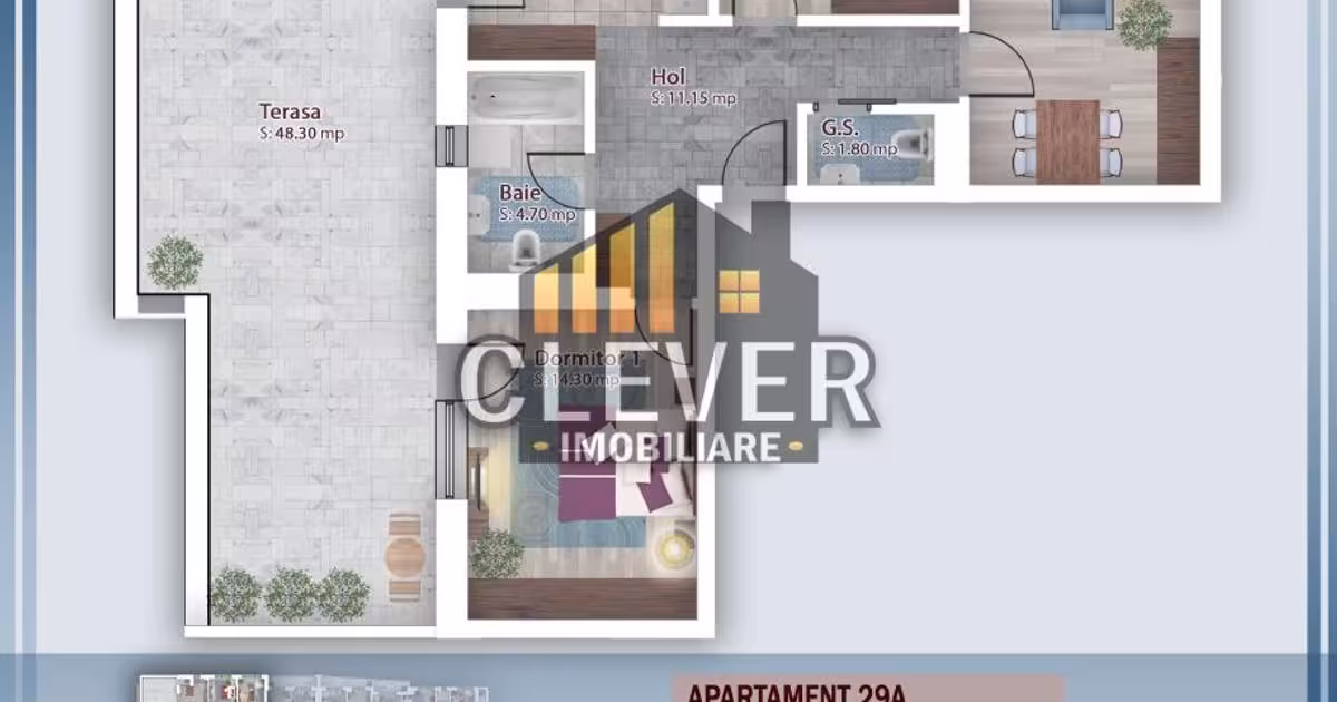 Apartament de vânzare cu 3 camere în zona Theodor Pallady, Sector 3