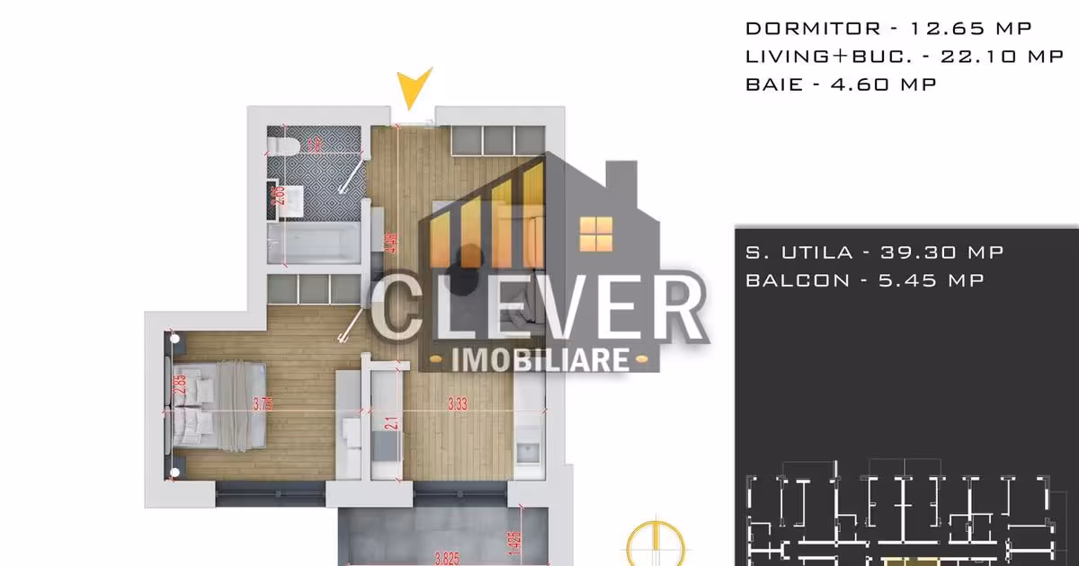Apartament de vânzare cu 2 camere în zona Theodor Pallady, Sector 3