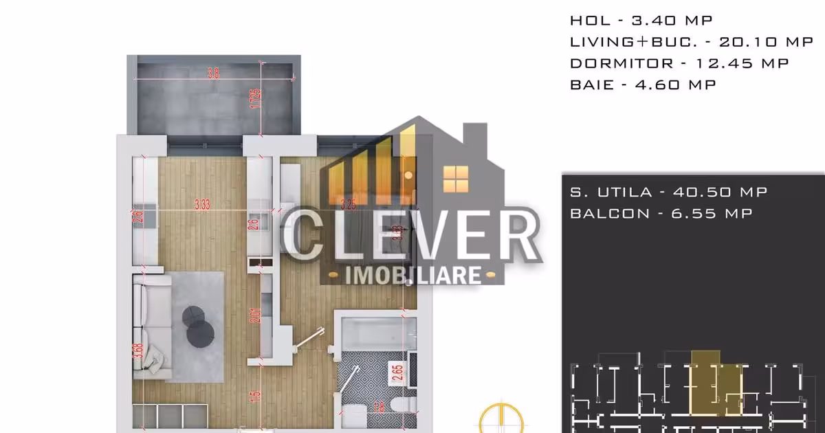 Apartament de vânzare cu 2 camere în zona Theodor Pallady, Sector 3