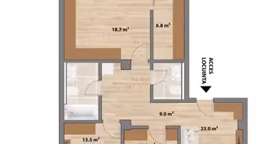 Apartament Valea Adâncă