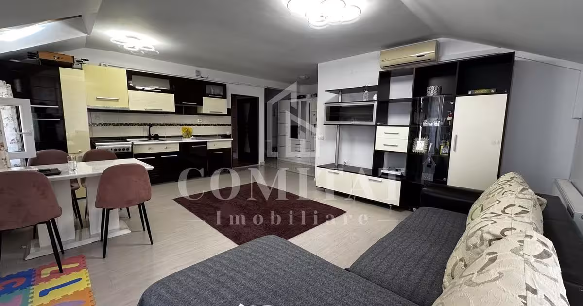 Apartament de vânzare cu 2 camere, mobilat în Florești