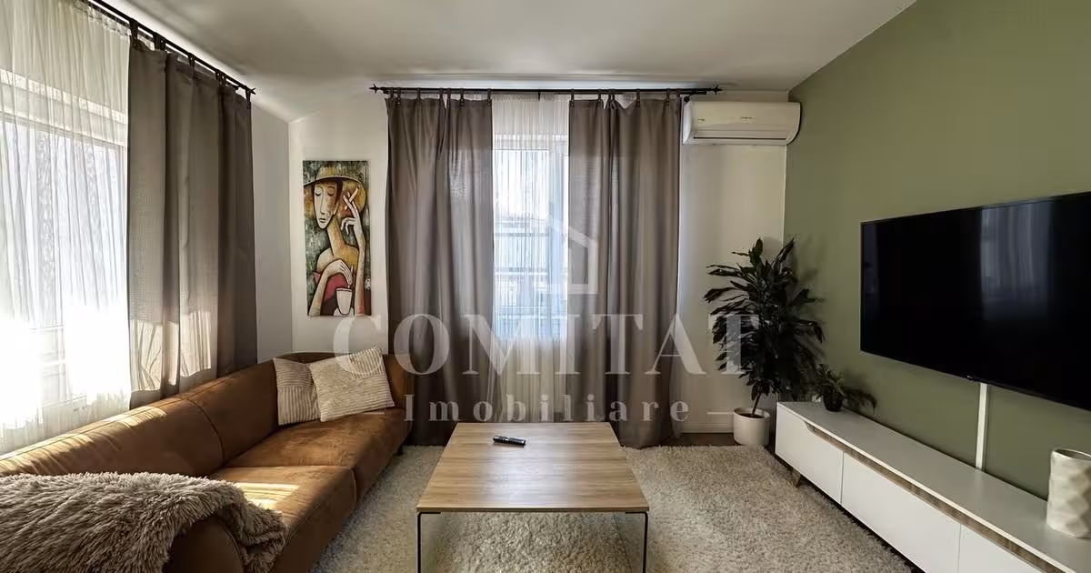 Apartament de vânzare cu 2 camere, mobilat în Florești