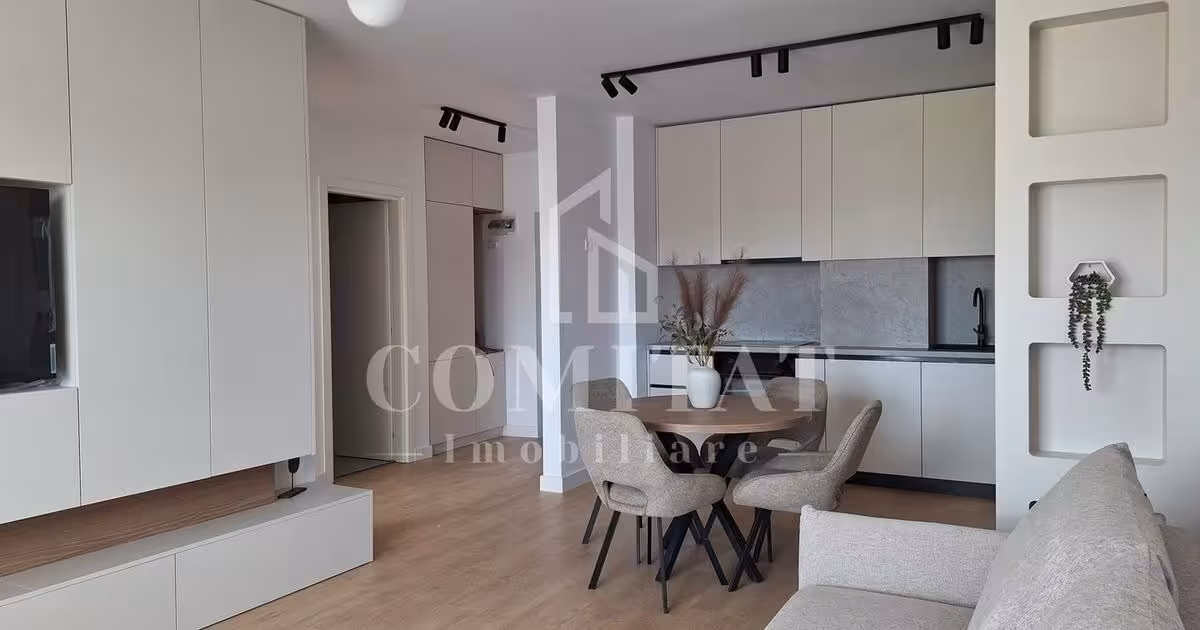 Apartament de vânzare cu 2 camere, mobilat în Florești