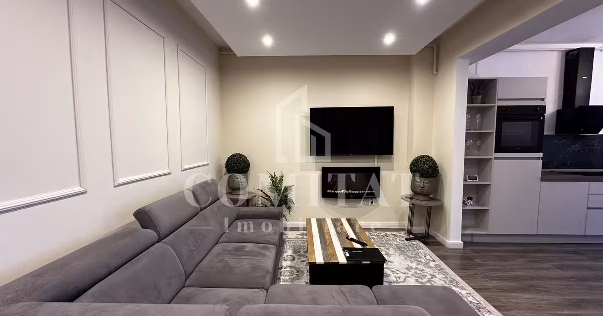Apartament de vânzare cu 2 camere, mobilat în Florești