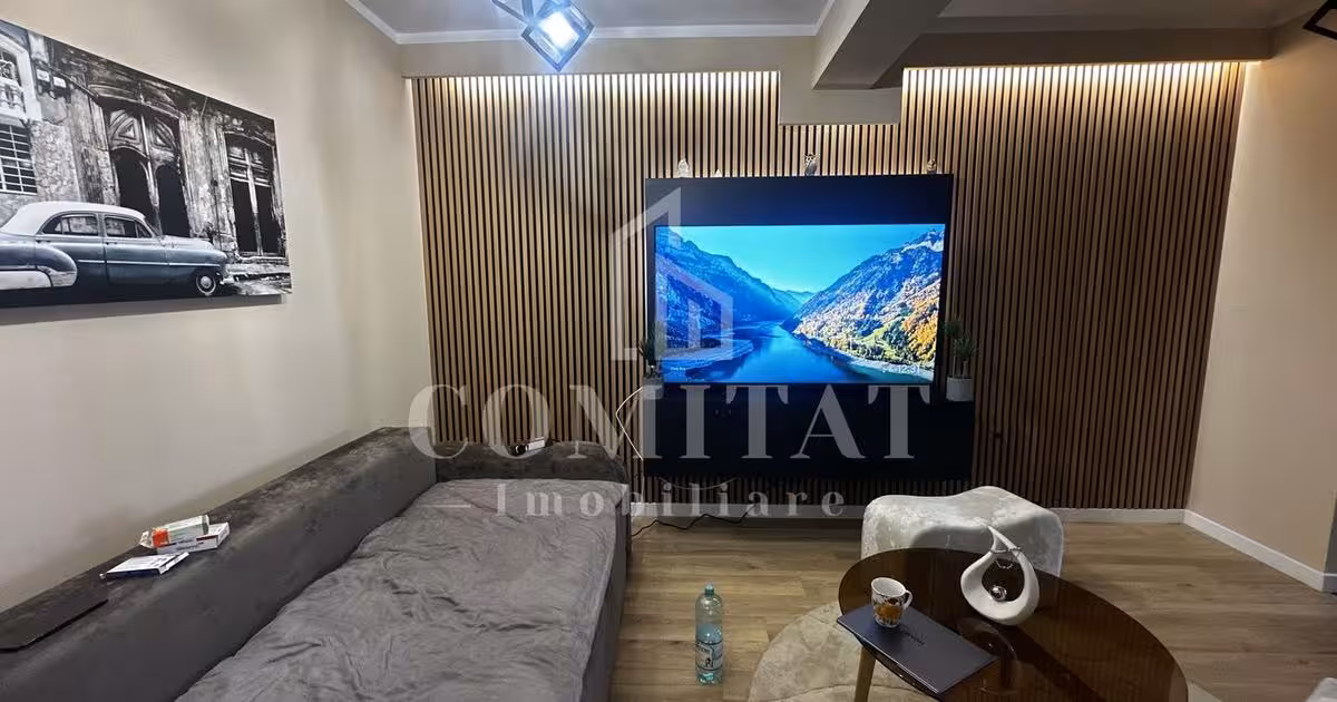 Apartament de vânzare cu 2 camere, mobilat în Florești