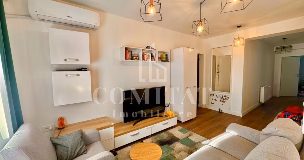 Apartament de vânzare cu 2 camere, mobilat în Florești