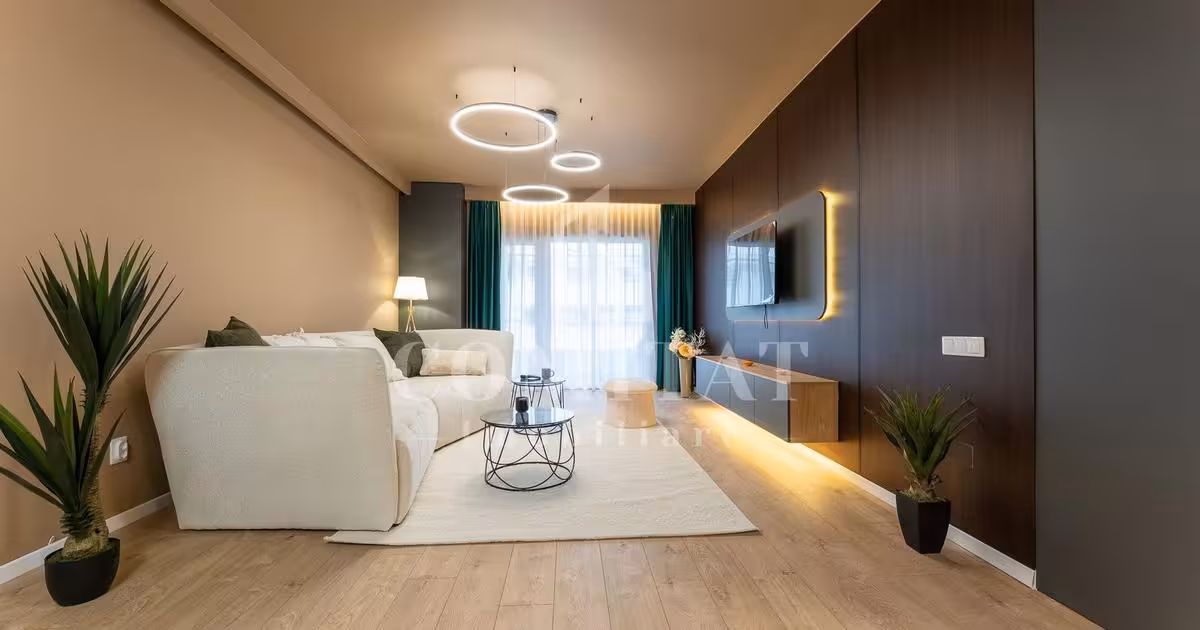 Apartament de vânzare cu 2 camere, mobilat în Florești
