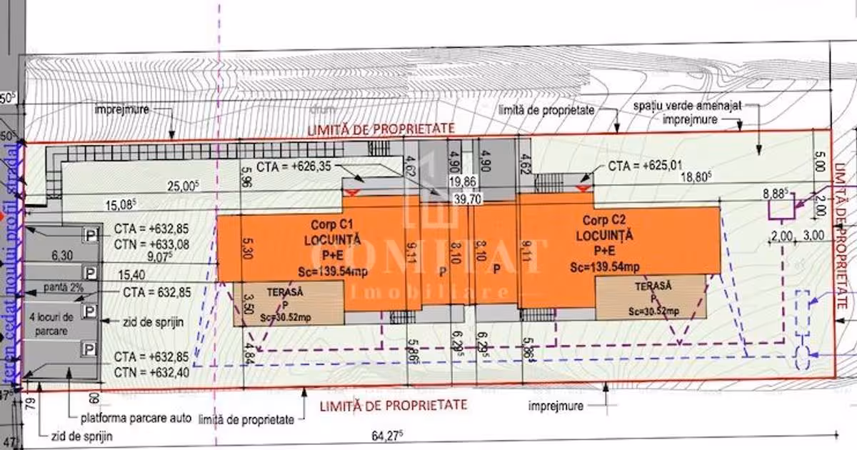 Teren Construcții intravilan de vânzare de 1375 mp, în Feleacu