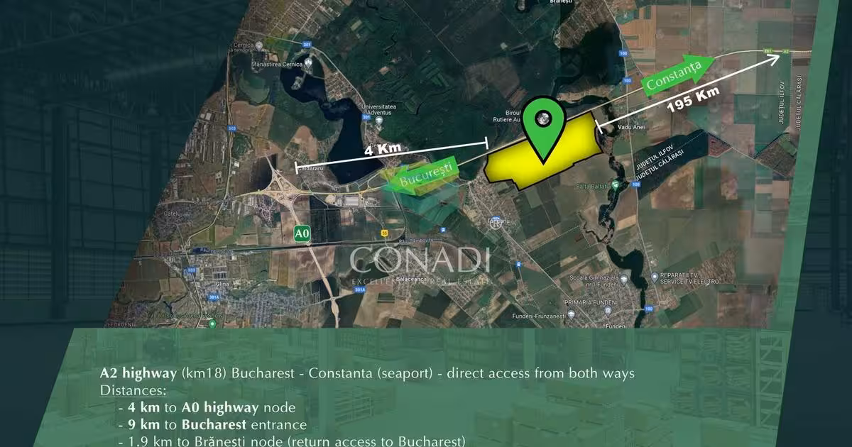 Teren Construcții intravilan de vânzare de 1780000 mp, în Cernica