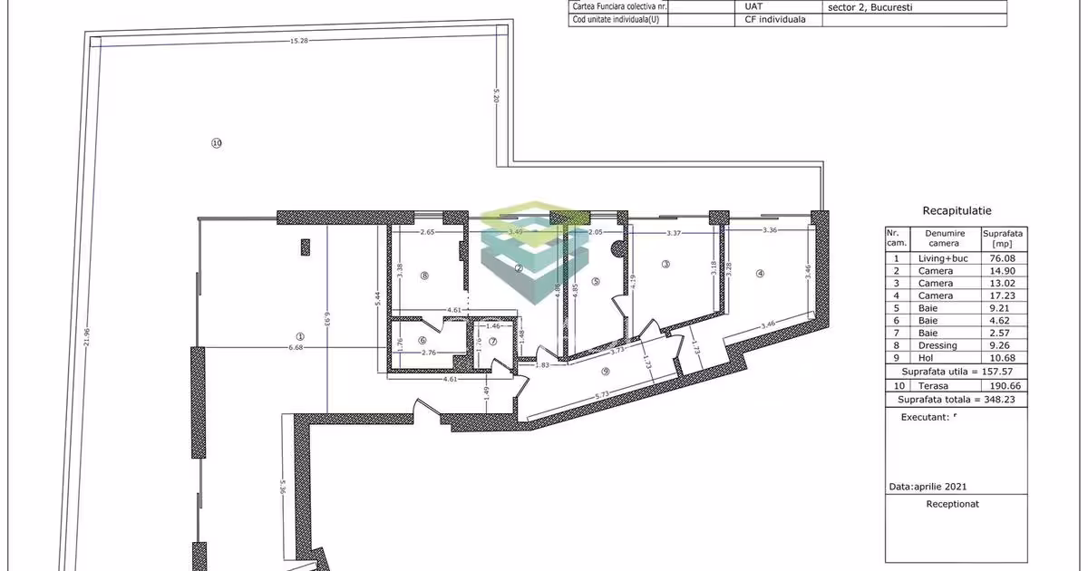 Apartament de vânzare cu 5 camere în zona Dacia, Sector 2