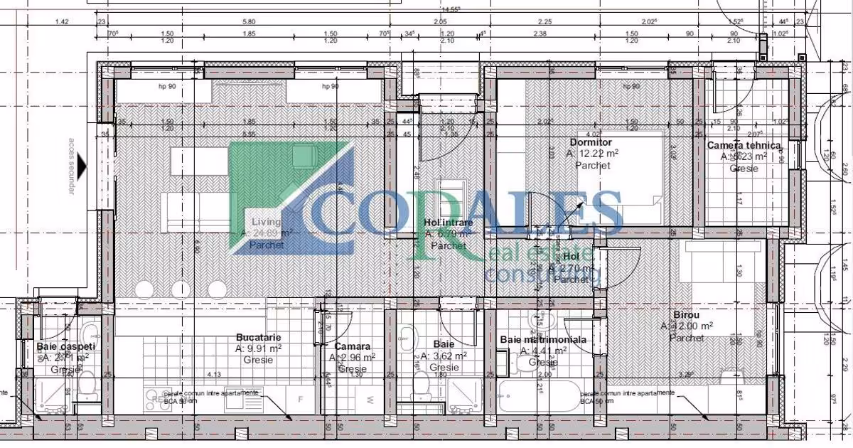 Duplex de vânzare cu 3 camere în Dumbrăvița