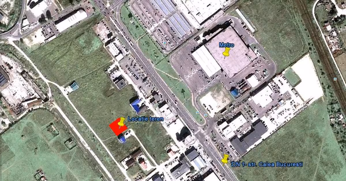 Teren Construcții intravilan de vânzare de 1160 mp, în zona Calea București, Brașov