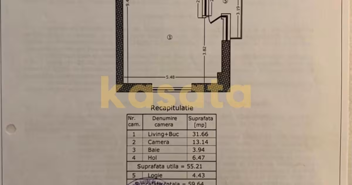 Apartament de vânzare cu 2 camere, mobilat în zona Aviației, Sector 1