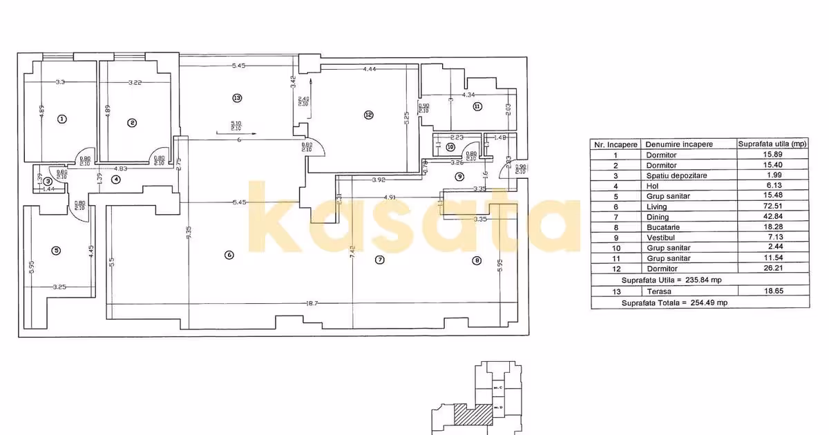 Apartament de vânzare cu 4 camere în zona Barbu Văcărescu, Sector 2