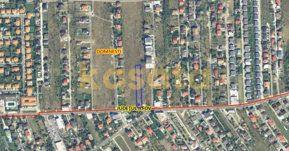 Teren Construcții intravilan de vânzare de 2000 mp, în Domnești