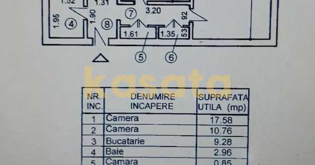 Apartament de vânzare cu 2 camere, mobilat în zona Ozana, Sector 3
