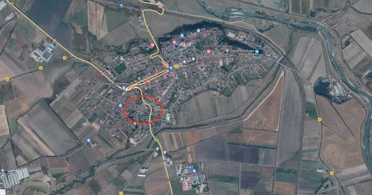 Teren Construcții intravilan de vânzare de 800 mp, în Feldioara