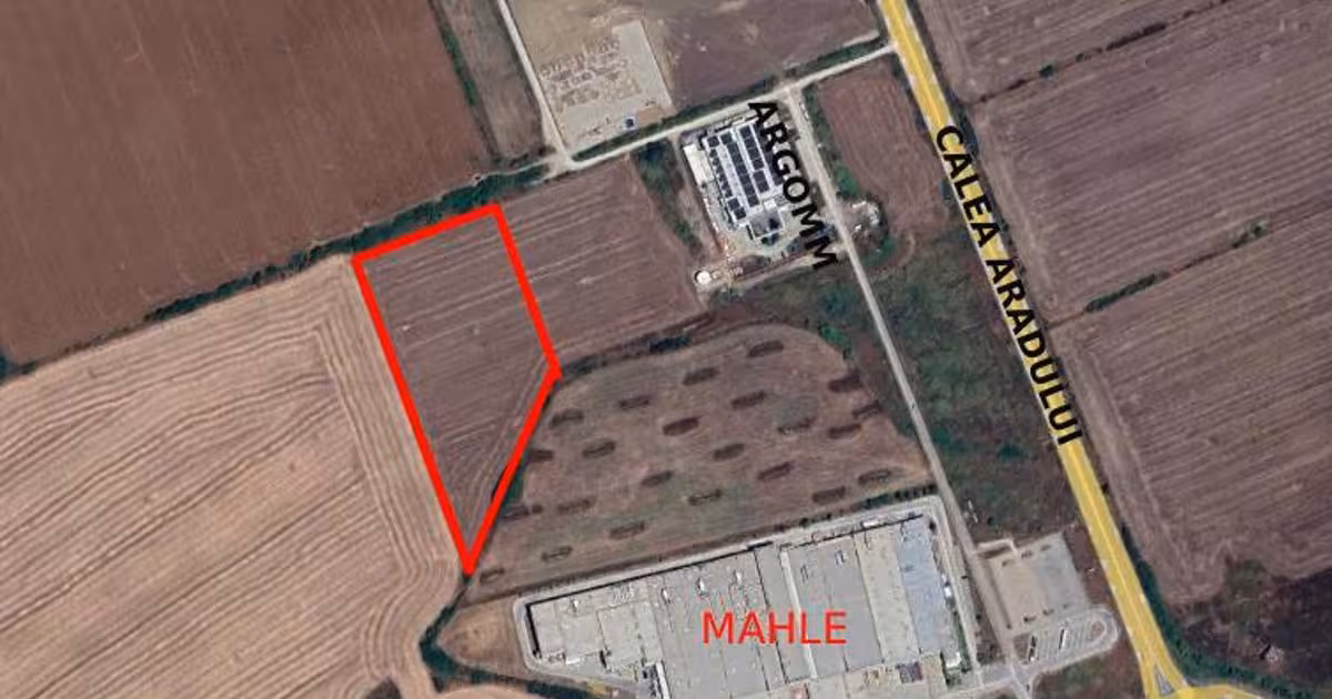 Teren Construcții intravilan de vânzare de 16197 mp, în zona Aradului, Timișoara