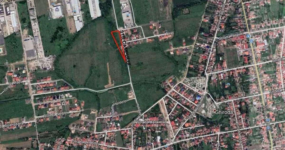 Teren Construcții extravilan de vânzare de 6330 mp, în Ghiroda