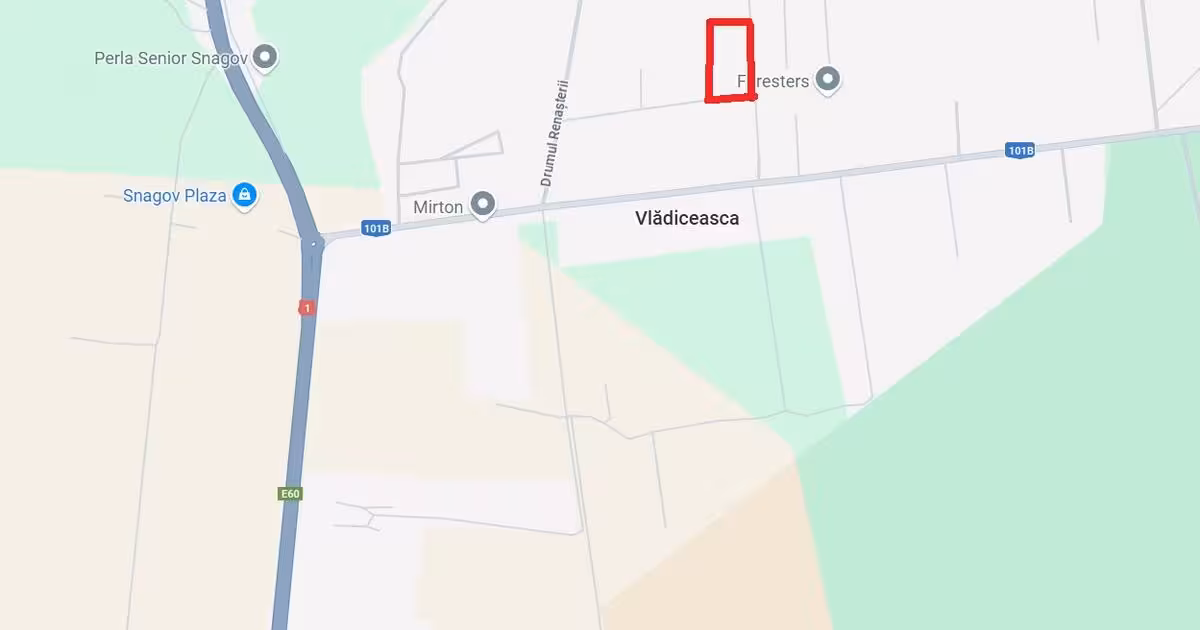 Teren Construcții intravilan de vânzare de 1852 mp, în Snagov