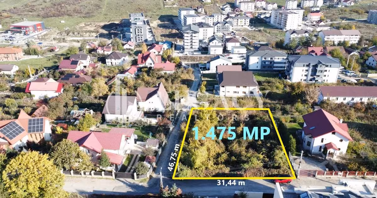 Teren Construcții intravilan de vânzare de 1475 mp, în Vișan