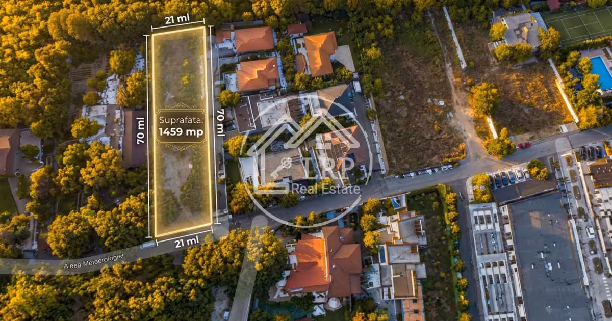 Teren Construcții intravilan de vânzare de 1460 mp, în zona Băneasa, Sector 1