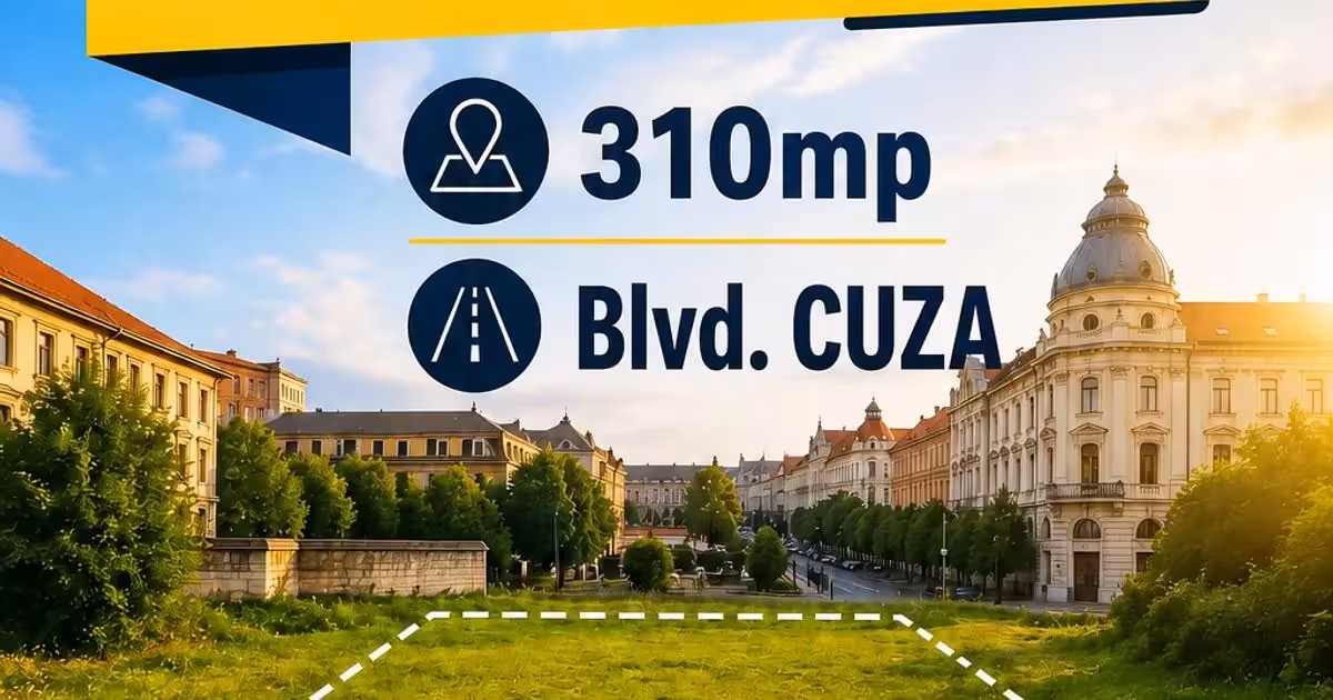 Teren Construcții intravilan de vânzare de 290 mp, în zona Ultracentral, Brăila