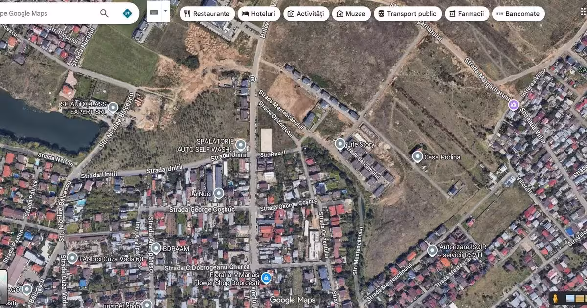 Teren Construcții intravilan de vânzare de 566 mp, în Dobroești