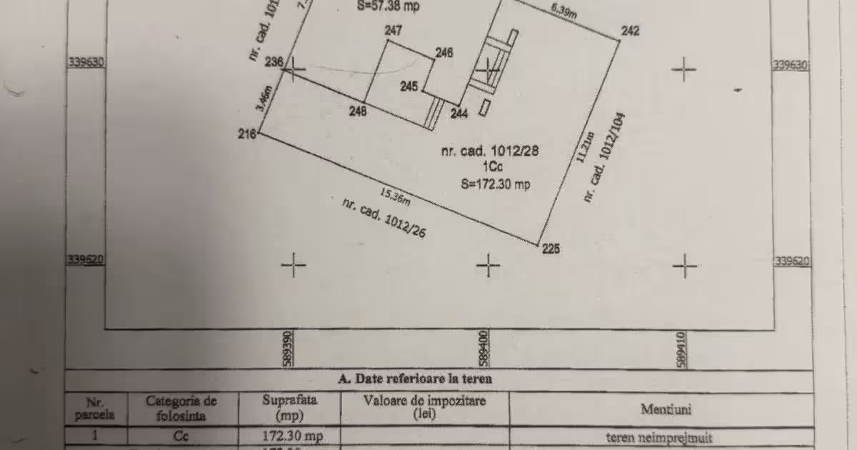 Casă individuală de vânzare cu 4 camere în Tunari