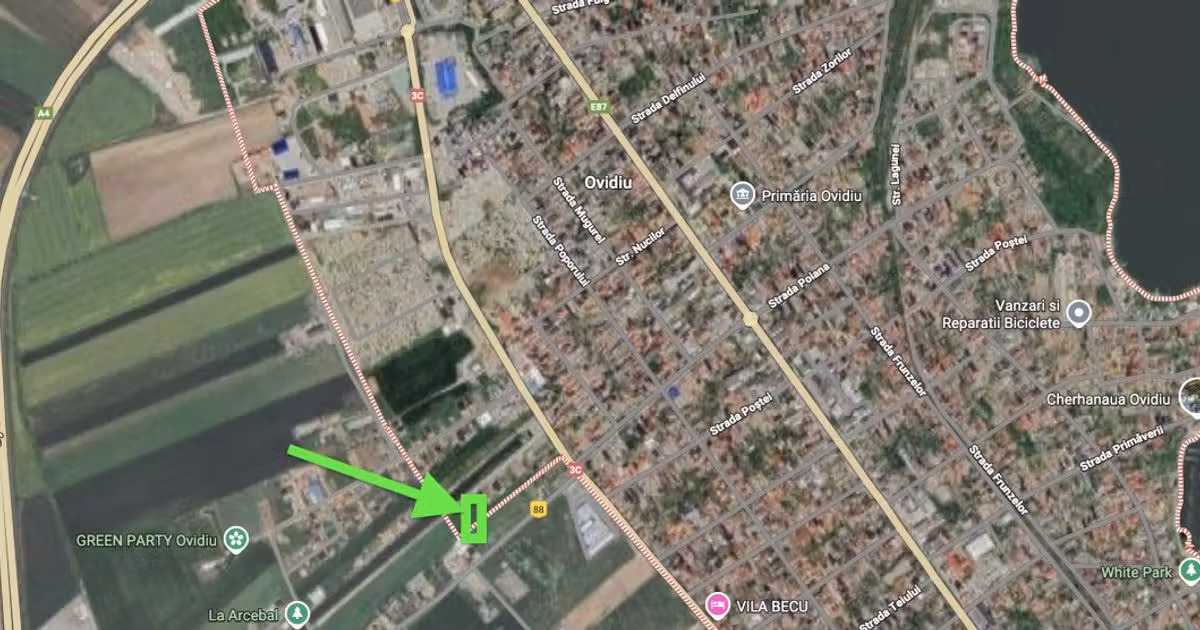 Teren Construcții intravilan de vânzare de 450 mp, în Ovidiu