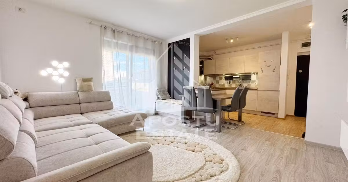 Apartament de vânzare cu 2 camere, mobilat în Giroc