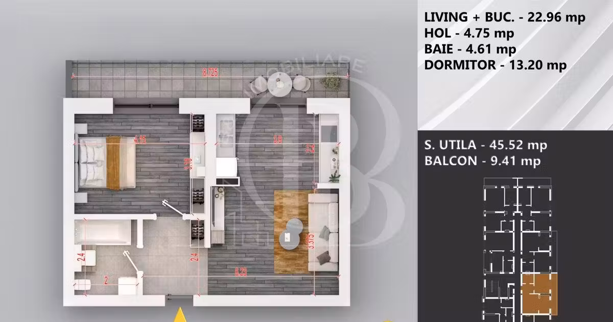 Apartament de vânzare cu 2 camere în zona Theodor Pallady, Sector 3