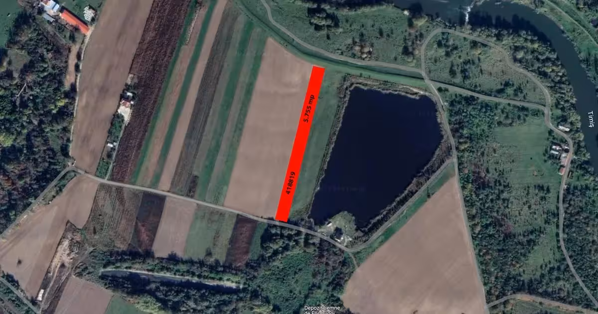 Teren agricol extravilan de vânzare de 5755 mp, în Lugoj