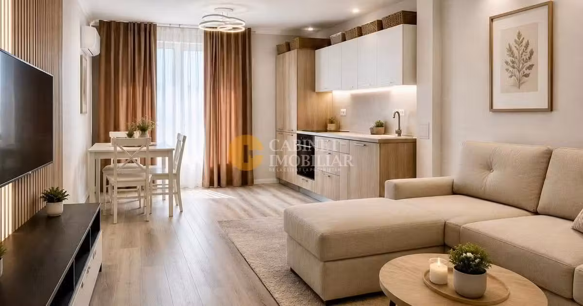 Apartament de vânzare cu 2 camere, mobilat în zona Copou, Iași