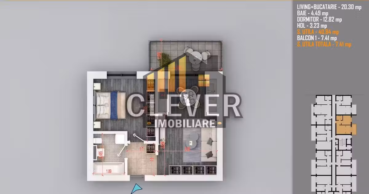 Apartament de vânzare cu 2 camere în zona Theodor Pallady, Sector 3