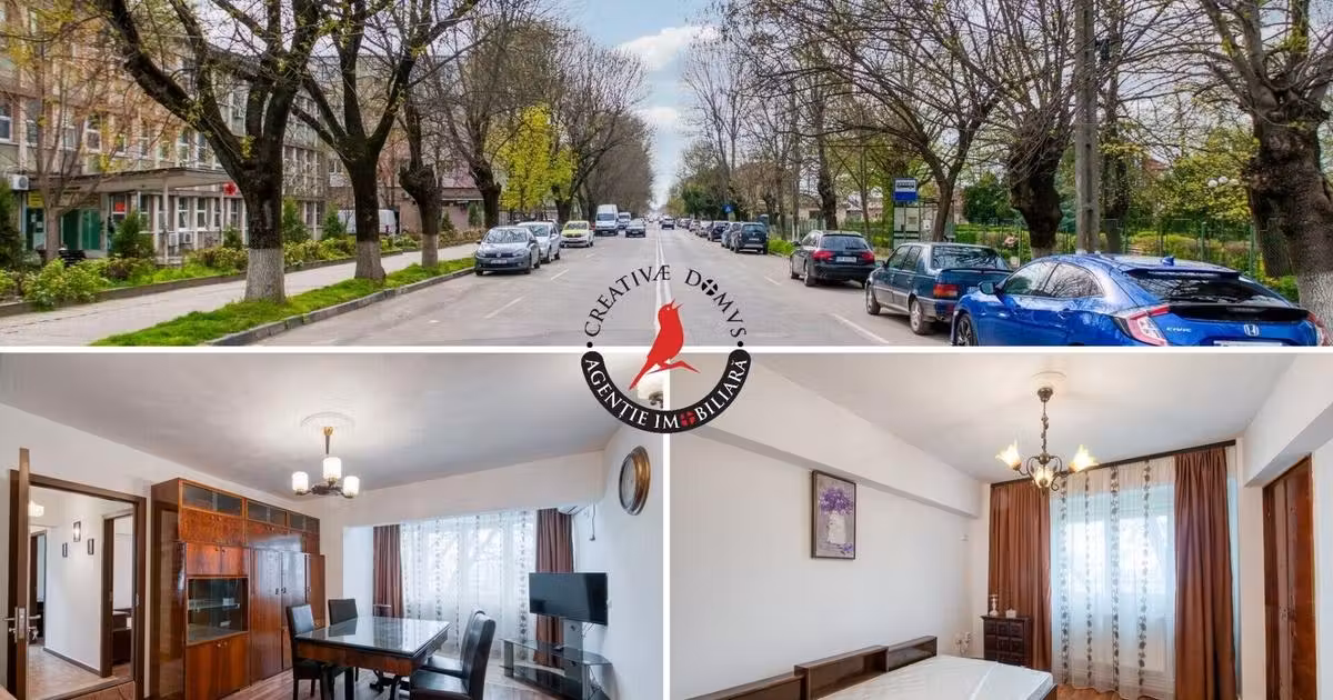 Apartament de vânzare cu 3 camere, mobilat în Giurgiu