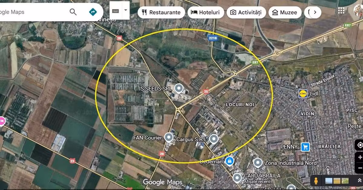 Teren extravilan de vânzare de 1866 mp, în zona Centură, Brăila