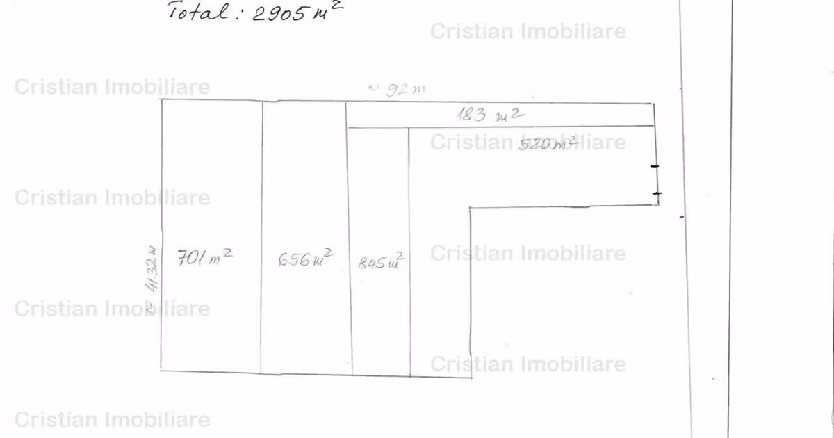 Teren intravilan de vânzare de 2905 mp, în Silistraru