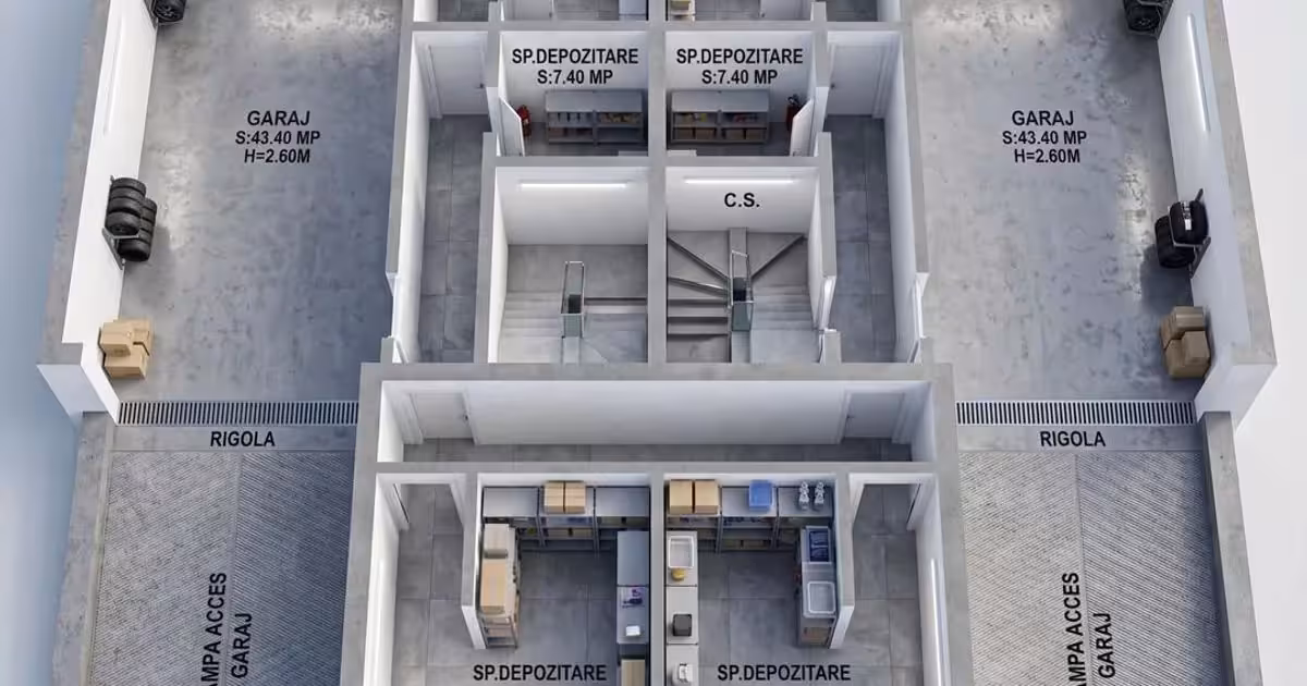 Duplex de vânzare cu 4 camere în Florești