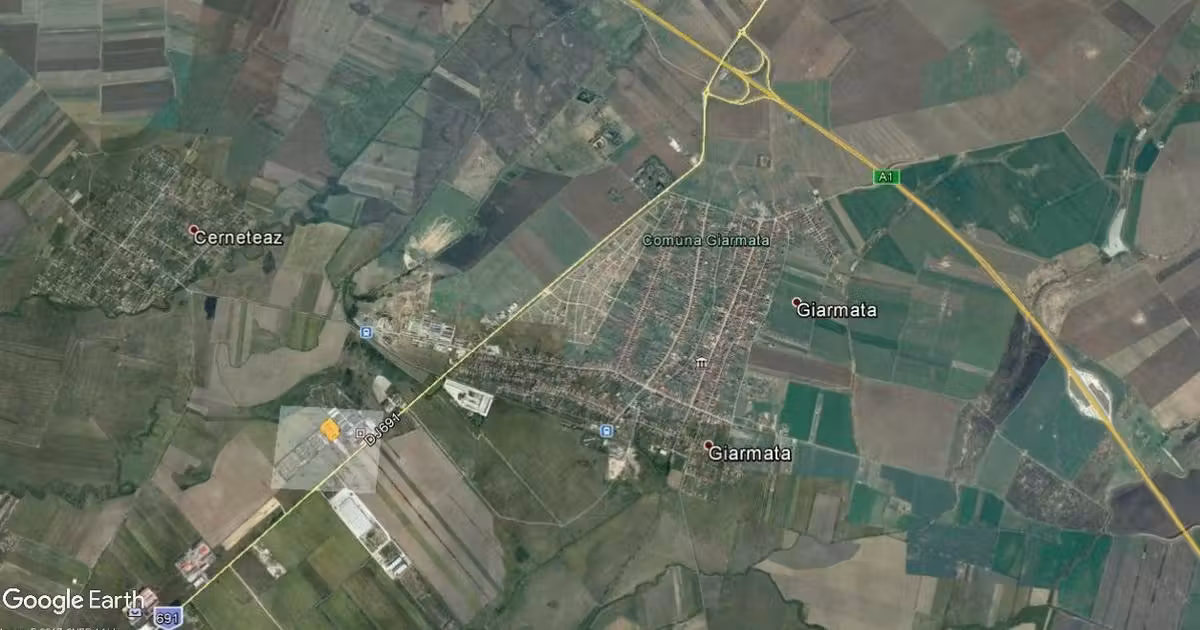 Teren Construcții intravilan de vânzare de 14170 mp, în Giarmata