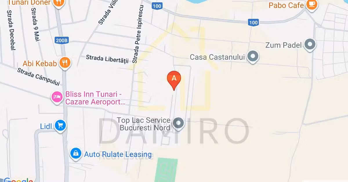 Teren Construcții intravilan de vânzare de 900 mp, în Tunari