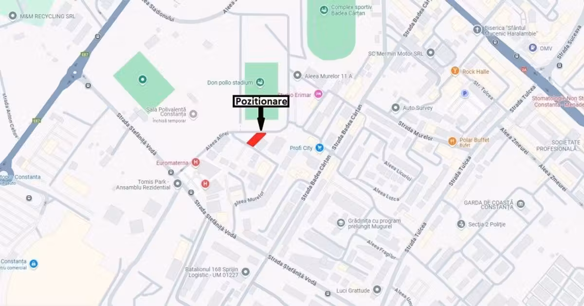 Teren Construcții intravilan de vânzare de 847 mp, în zona Tomis Nord, Constanța