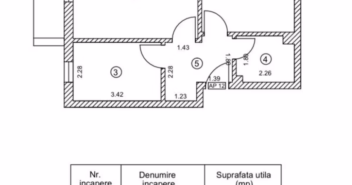 Apartament de vânzare cu 2 camere în Bragadiru