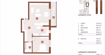 Apartament Barbu Văcărescu