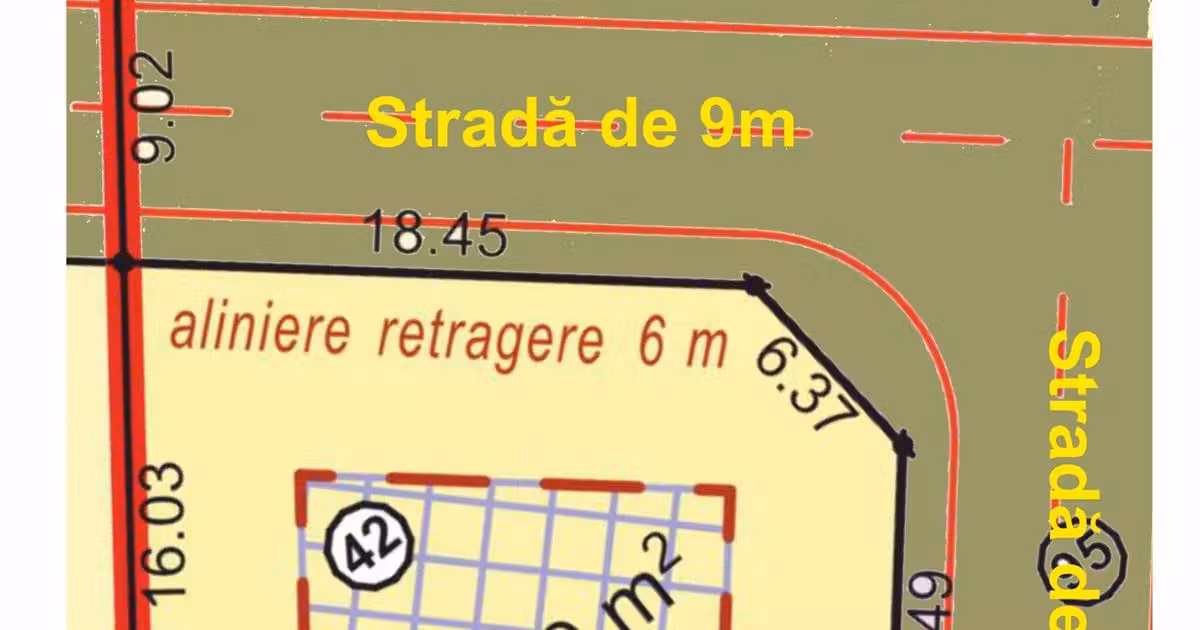 Teren Construcții intravilan de vânzare de 349 mp, în Sibiu