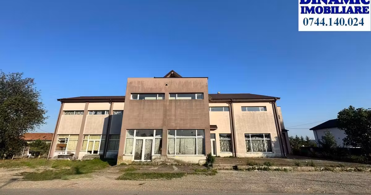 Spațiu industrial de vânzare 1176 mp în Săvinești