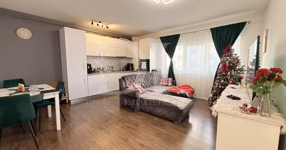 Apartament de vânzare cu 3 camere, mobilat în Florești